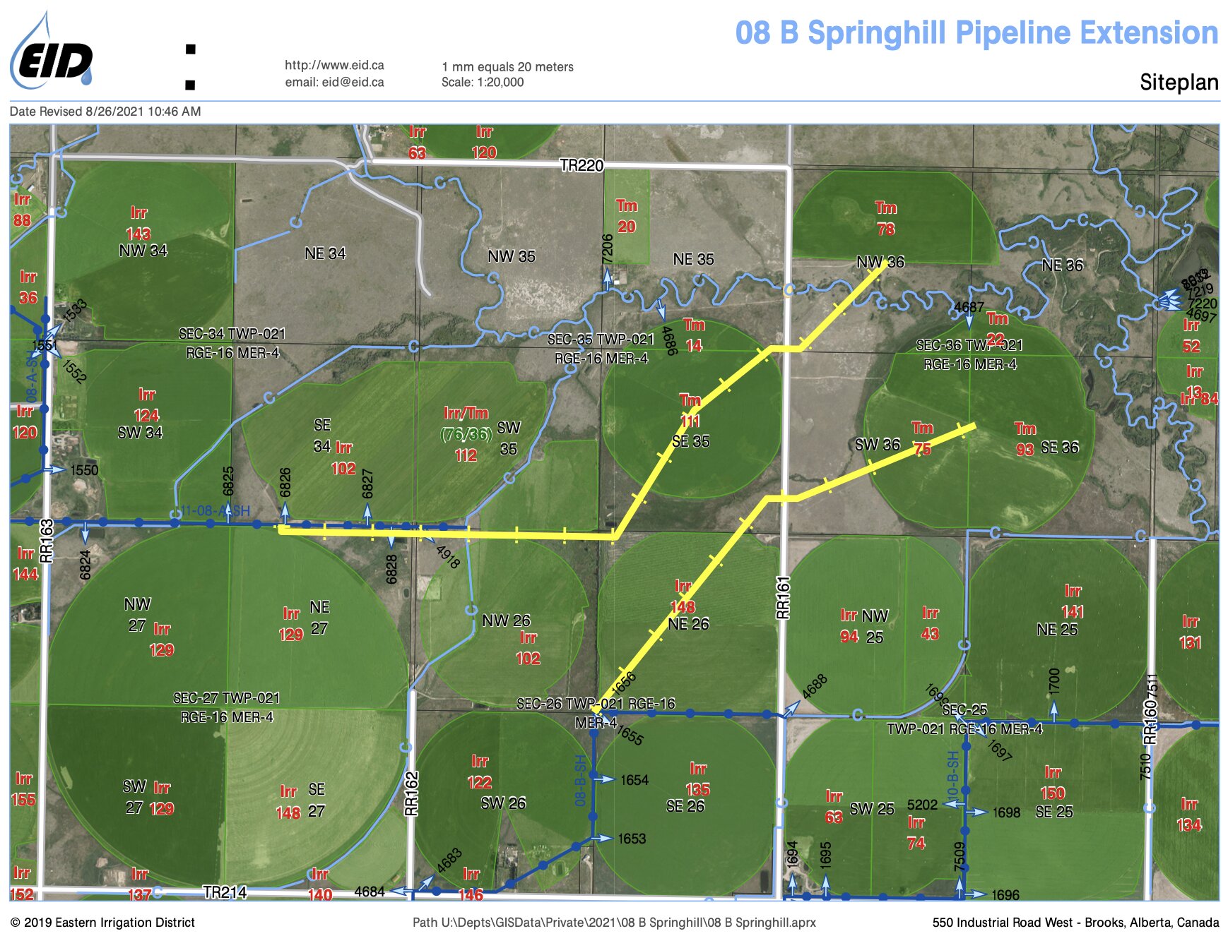 Springhill 08 B Pipeline